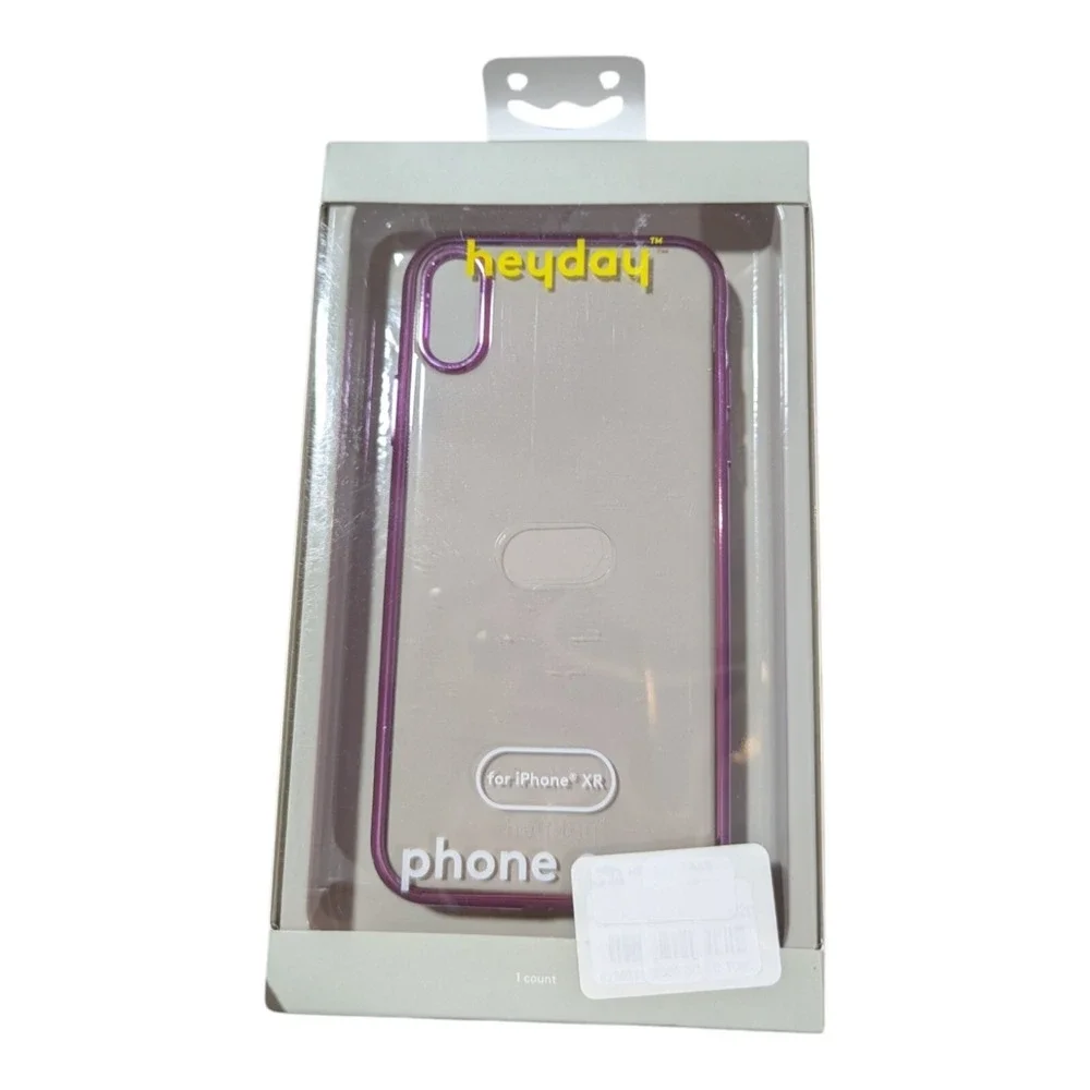 L2. heyday Phone Case For Apple iPhone XR -‎ Clear/Pink Bumper